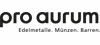 Logo pro aurum GmbH in Düsseldorf